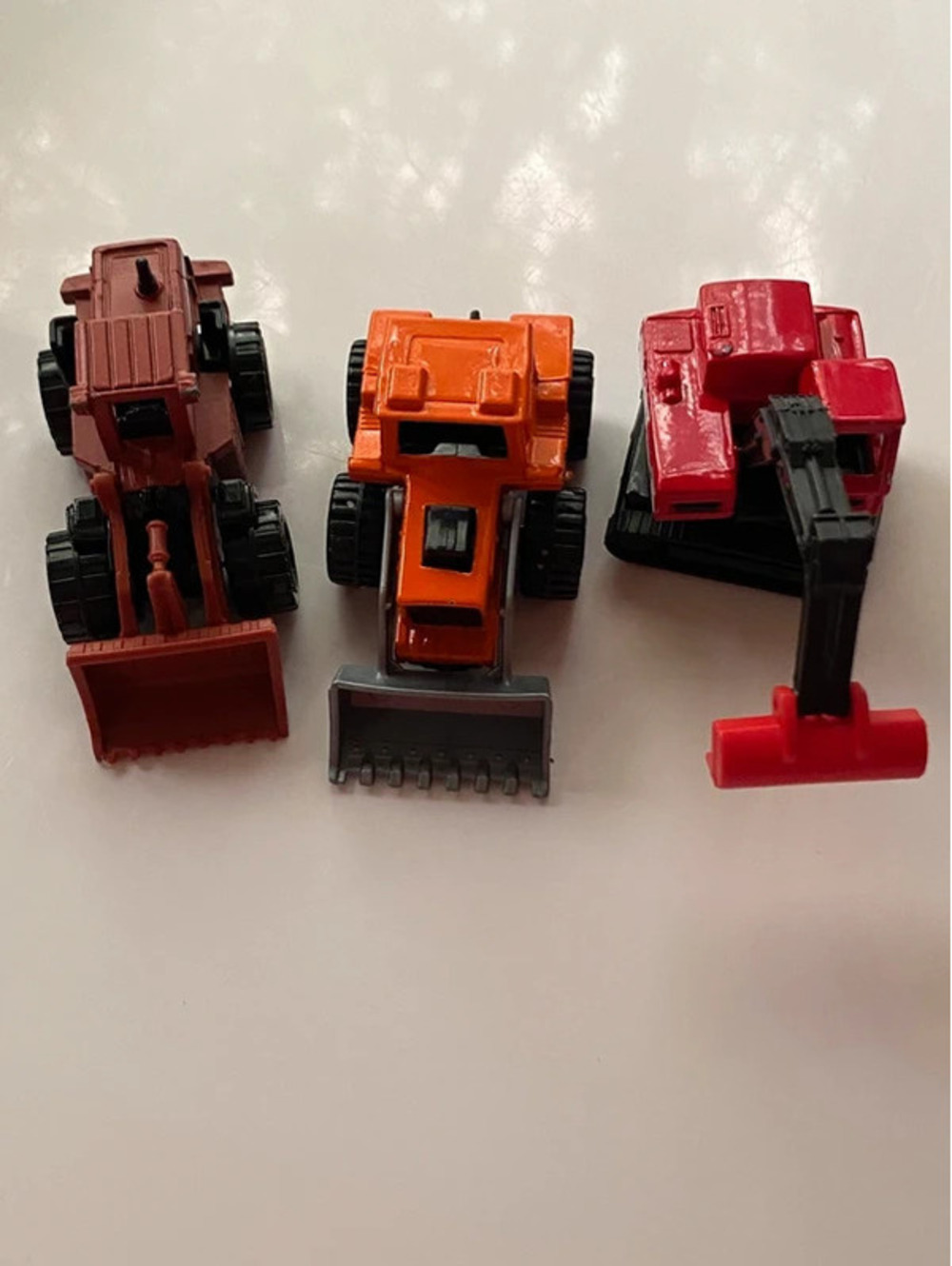 Set of 3 Construction Toy Vehicles; Matchbox Vintage